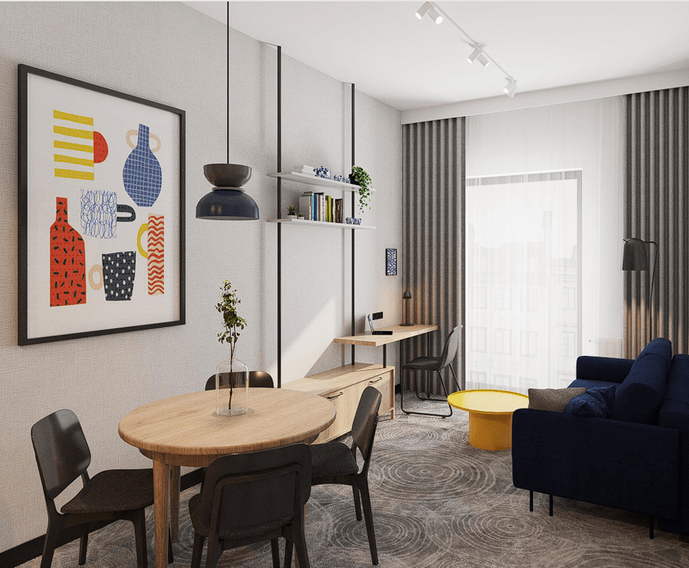 Wnętrze apartamentu Cobalt36
